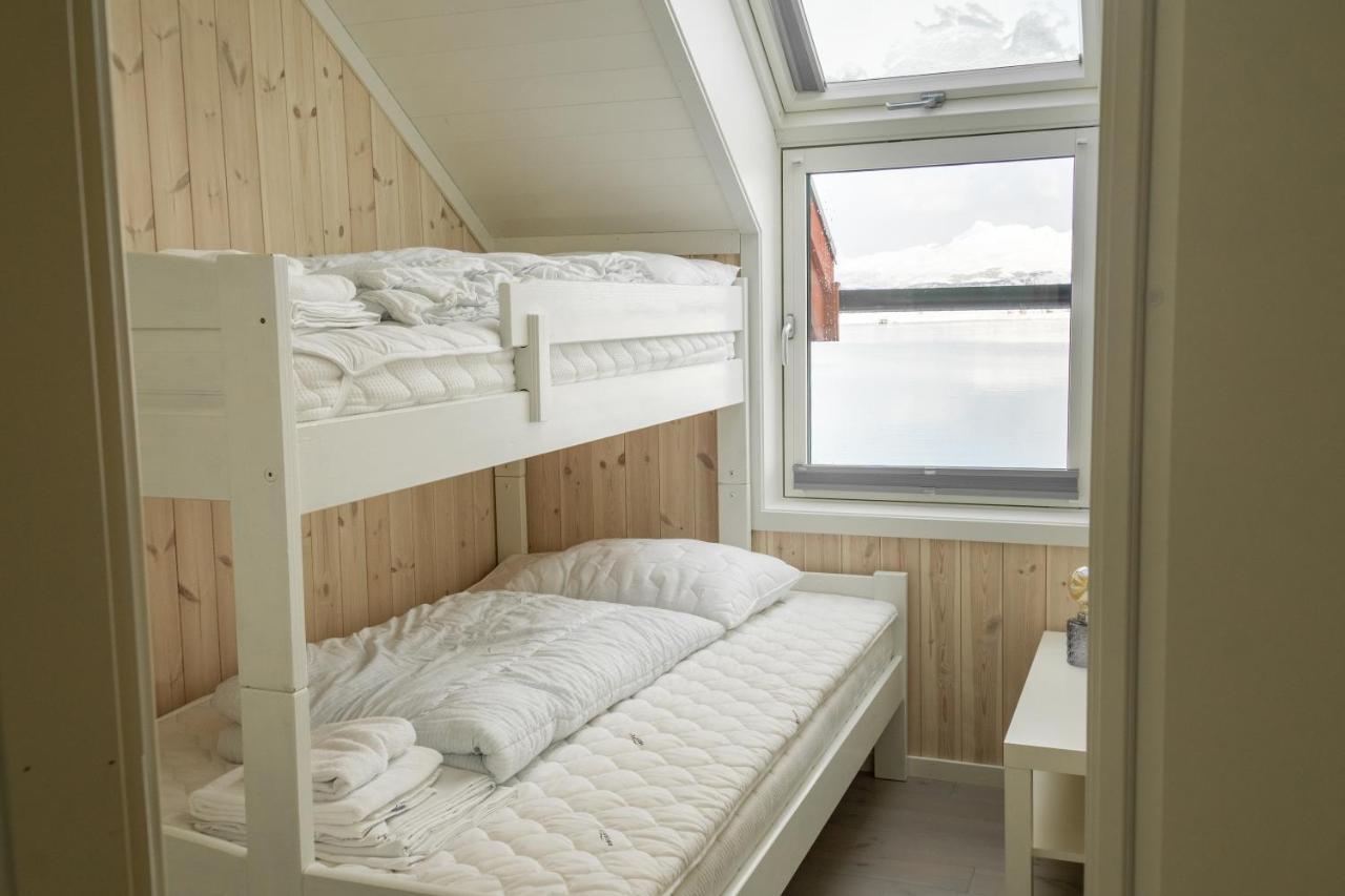 Brand New Nappstraumen Seaview Cabin Villa Gravdal  Exterior photo