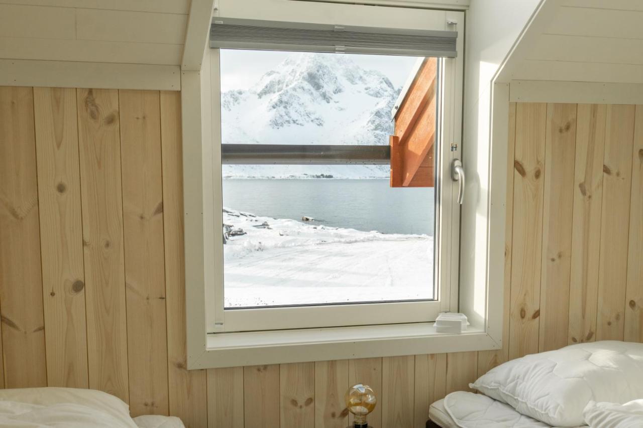 Brand New Nappstraumen Seaview Cabin Villa Gravdal  Exterior photo